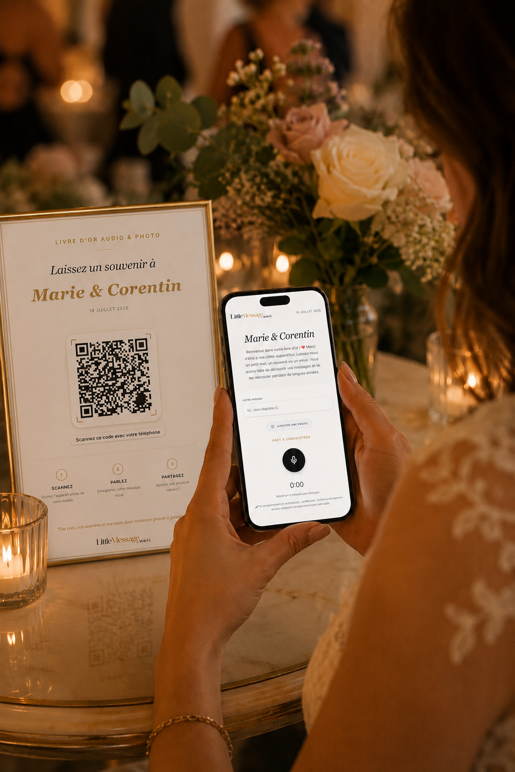 Little message livre d'or audio 100% digital